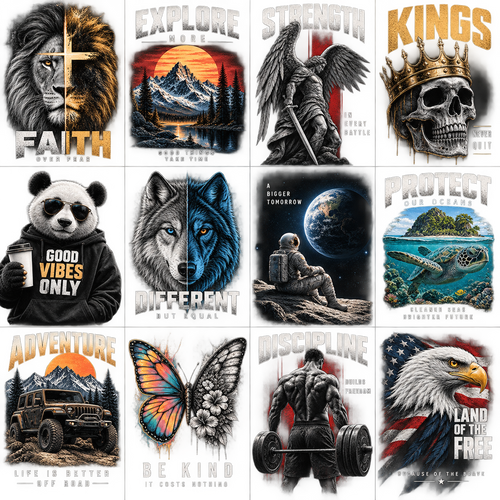 20 Premium Retro T-Shirt Designs Bundle | PNG SVG Digital Download