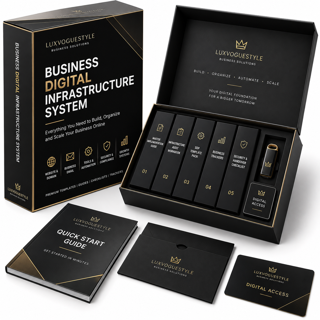 Business Digital Infrastructure System – Complete Business Toolkit