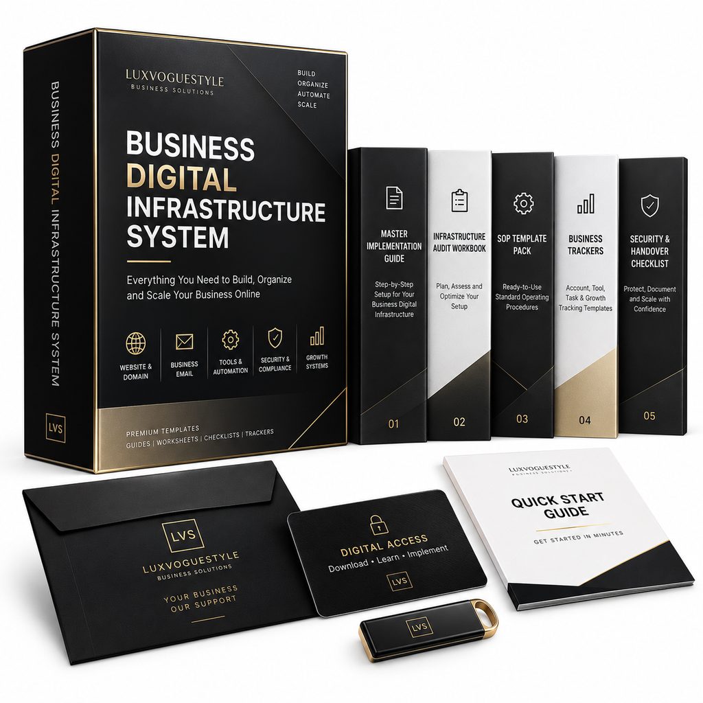 Business Digital Infrastructure System – Complete Business Toolkit