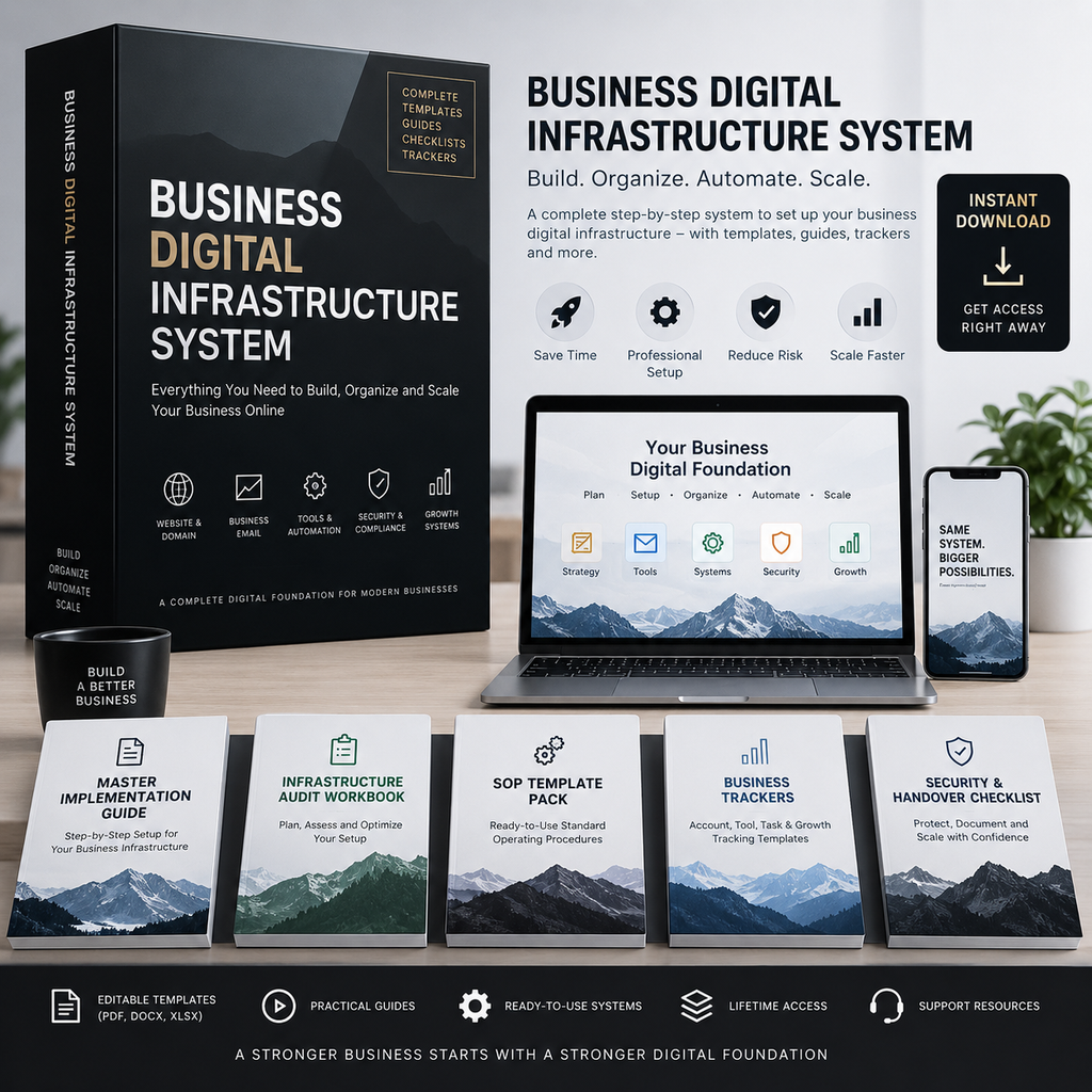 Business Digital Infrastructure System – Complete Business Toolkit